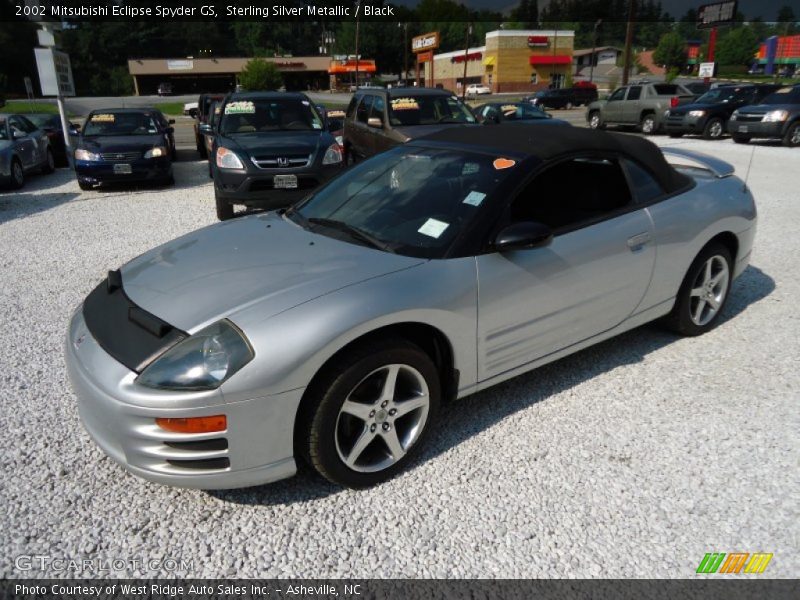 Front 3/4 View of 2002 Eclipse Spyder GS