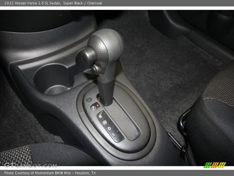 Super Black / Charcoal 2012 Nissan Versa 1.6 SL Sedan