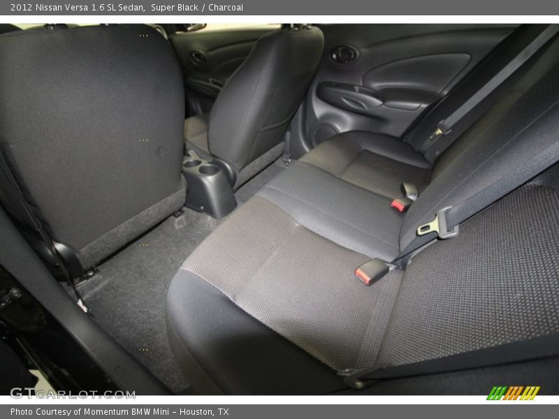 Super Black / Charcoal 2012 Nissan Versa 1.6 SL Sedan