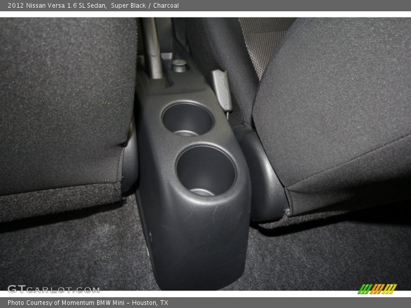 Super Black / Charcoal 2012 Nissan Versa 1.6 SL Sedan