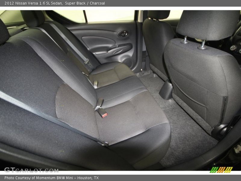 Super Black / Charcoal 2012 Nissan Versa 1.6 SL Sedan