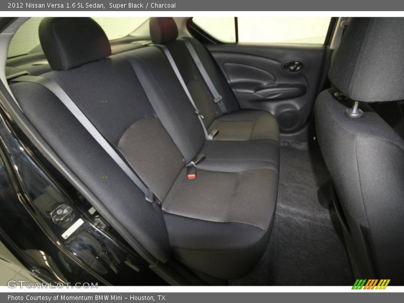 Super Black / Charcoal 2012 Nissan Versa 1.6 SL Sedan