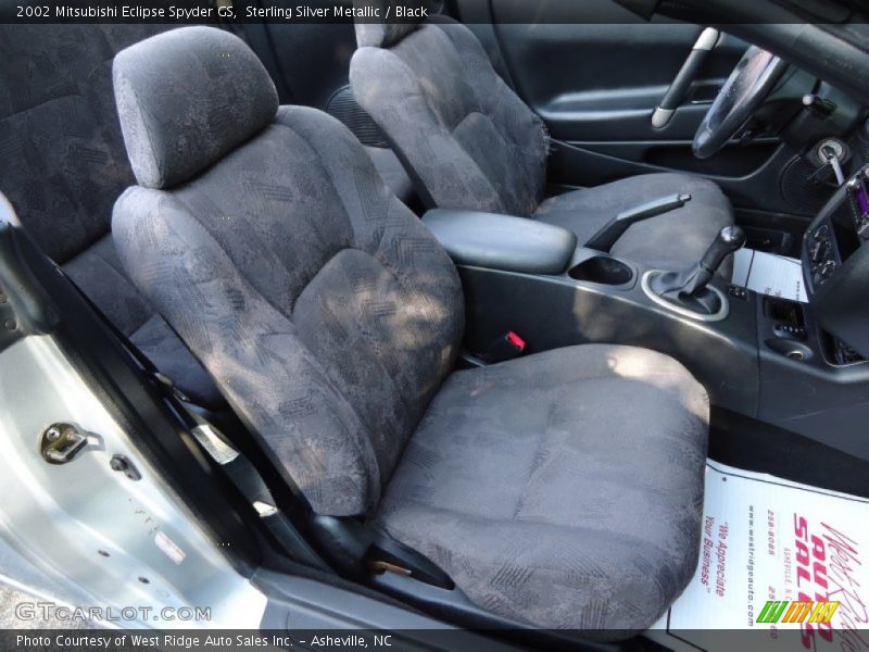  2002 Eclipse Spyder GS Black Interior