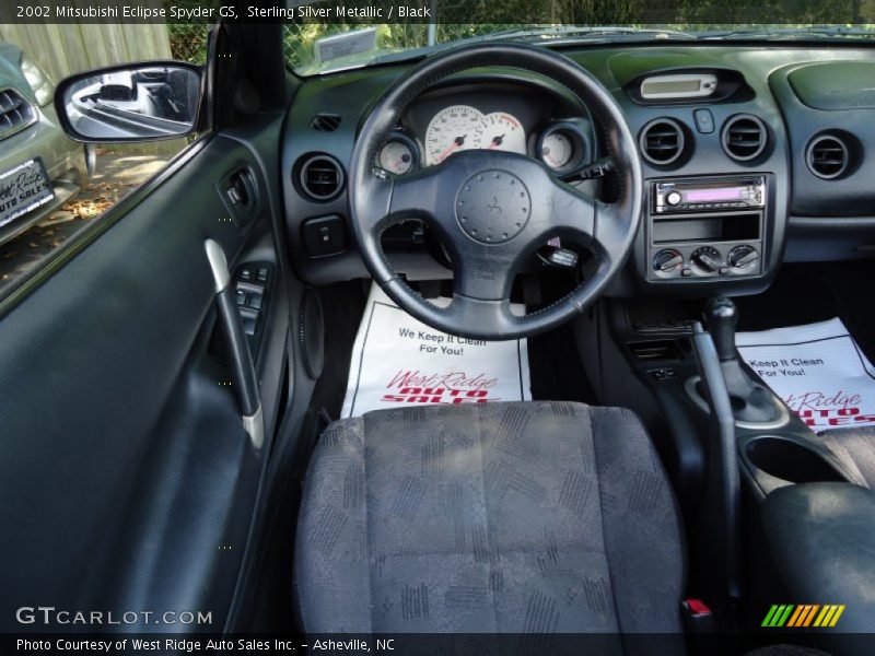 Dashboard of 2002 Eclipse Spyder GS