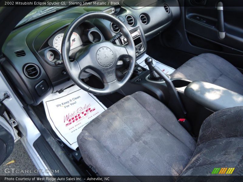  2002 Eclipse Spyder GS Black Interior