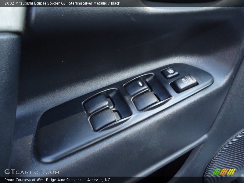 Sterling Silver Metallic / Black 2002 Mitsubishi Eclipse Spyder GS