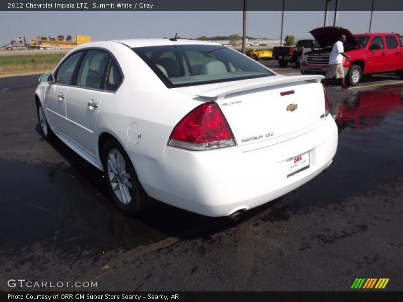 Summit White / Gray 2012 Chevrolet Impala LTZ