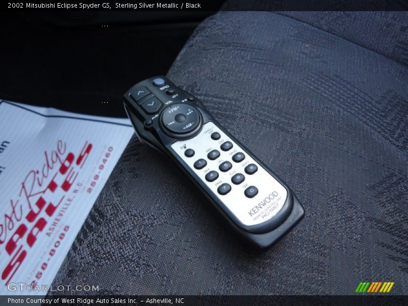 Sterling Silver Metallic / Black 2002 Mitsubishi Eclipse Spyder GS