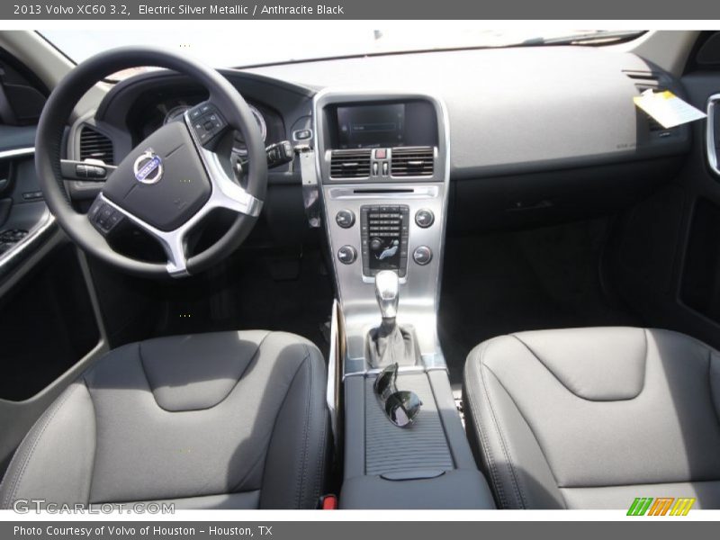Electric Silver Metallic / Anthracite Black 2013 Volvo XC60 3.2