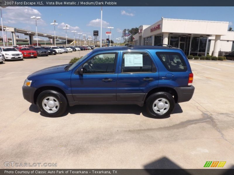 Vista Blue Metallic / Medium/Dark Pebble 2007 Ford Escape XLS