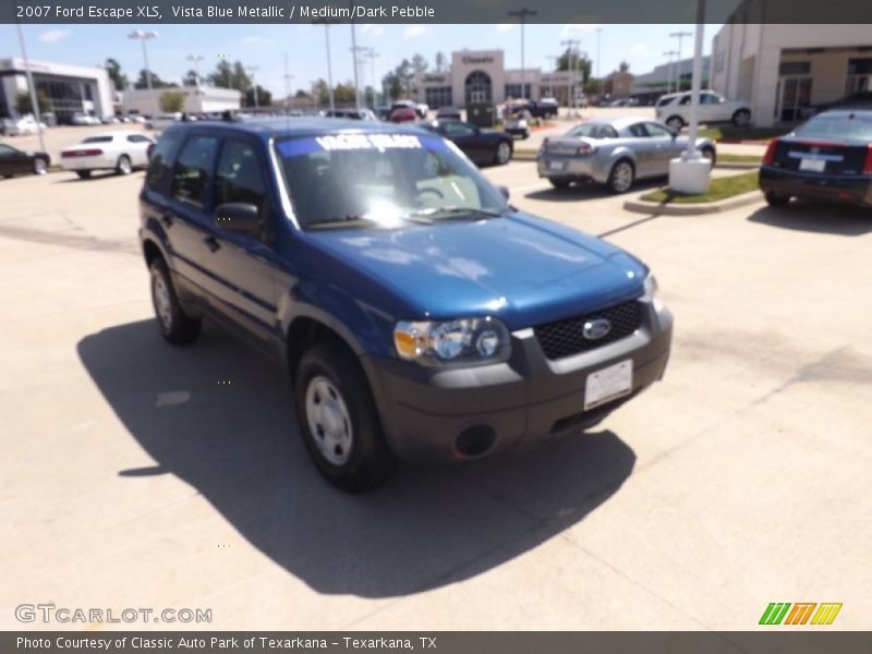 Vista Blue Metallic / Medium/Dark Pebble 2007 Ford Escape XLS