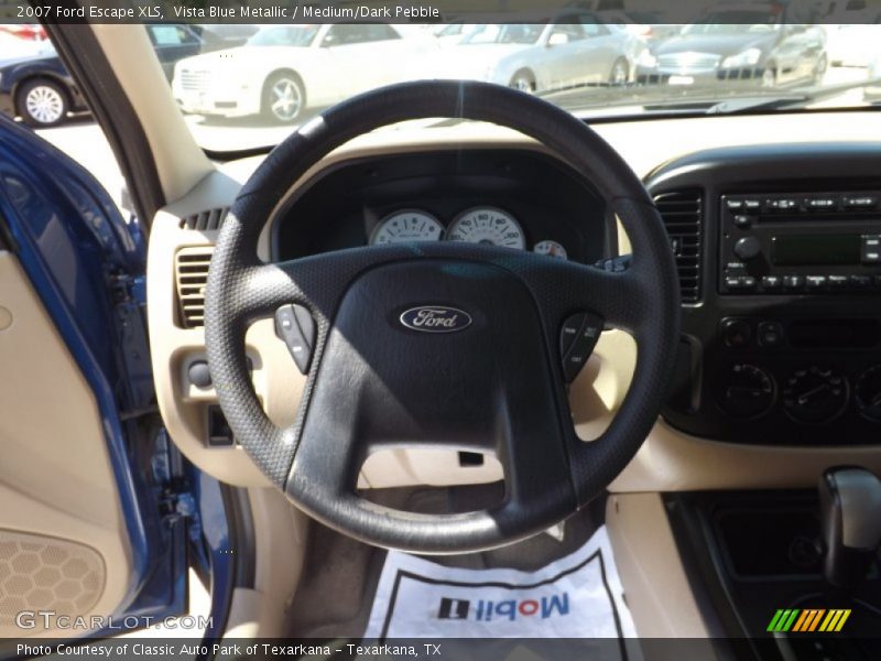 Vista Blue Metallic / Medium/Dark Pebble 2007 Ford Escape XLS