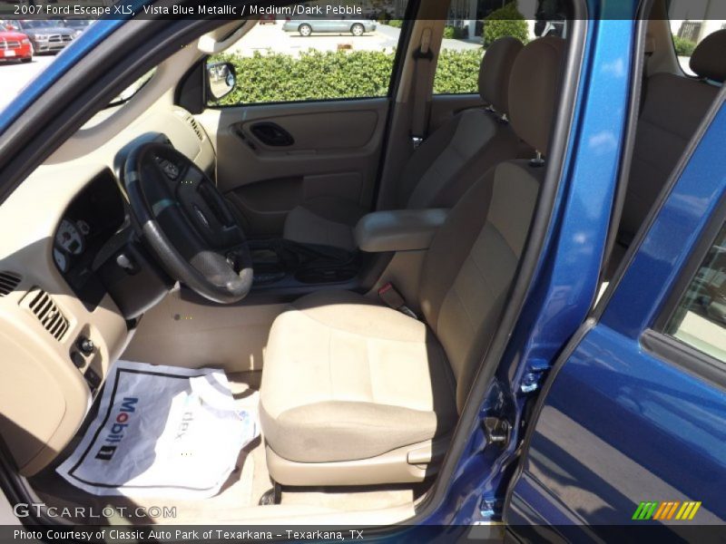 Vista Blue Metallic / Medium/Dark Pebble 2007 Ford Escape XLS