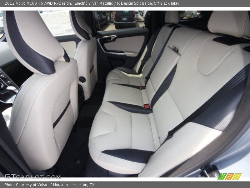 Electric Silver Metallic / R Design Soft Beige/Off Black Inlay 2013 Volvo XC60 T6 AWD R-Design