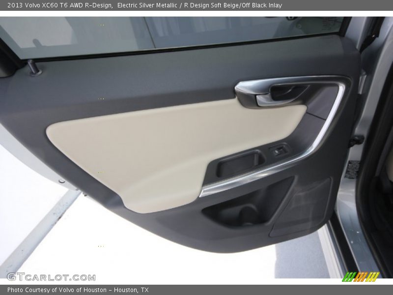 Electric Silver Metallic / R Design Soft Beige/Off Black Inlay 2013 Volvo XC60 T6 AWD R-Design