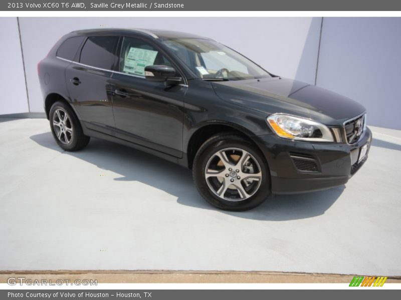 Saville Grey Metallic / Sandstone 2013 Volvo XC60 T6 AWD