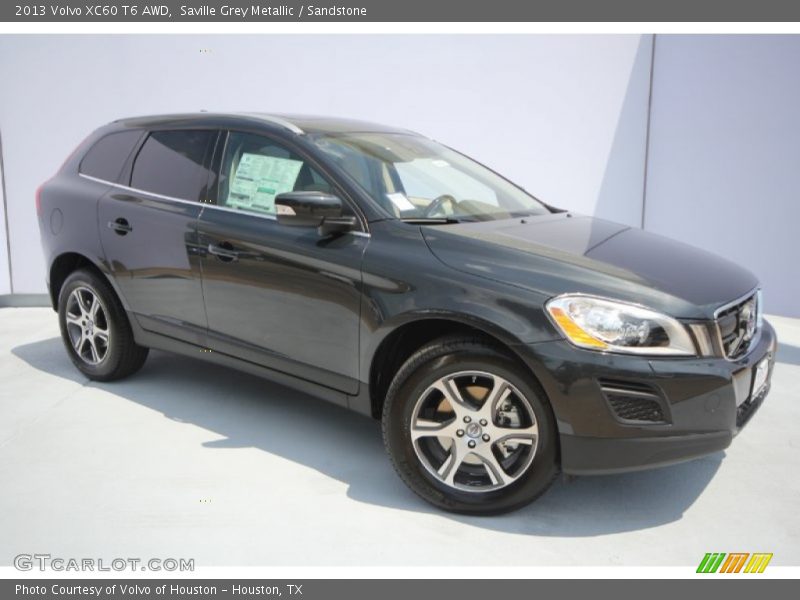 Saville Grey Metallic / Sandstone 2013 Volvo XC60 T6 AWD