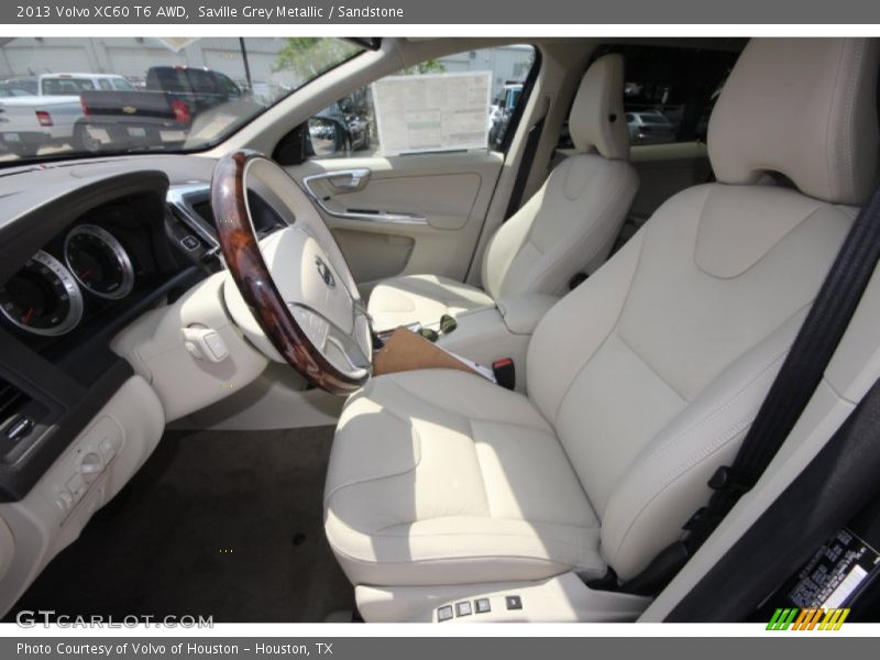 Saville Grey Metallic / Sandstone 2013 Volvo XC60 T6 AWD