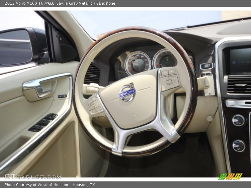 Saville Grey Metallic / Sandstone 2013 Volvo XC60 T6 AWD