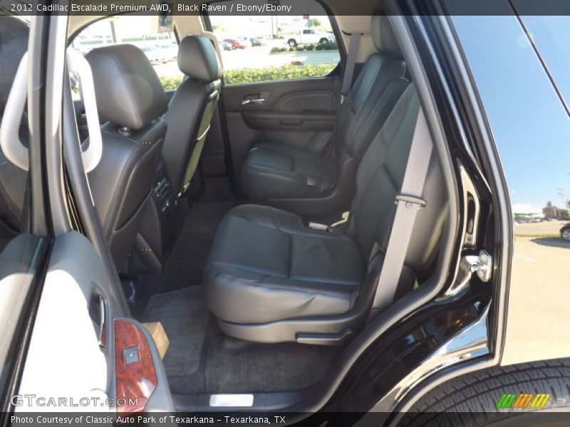 Black Raven / Ebony/Ebony 2012 Cadillac Escalade Premium AWD