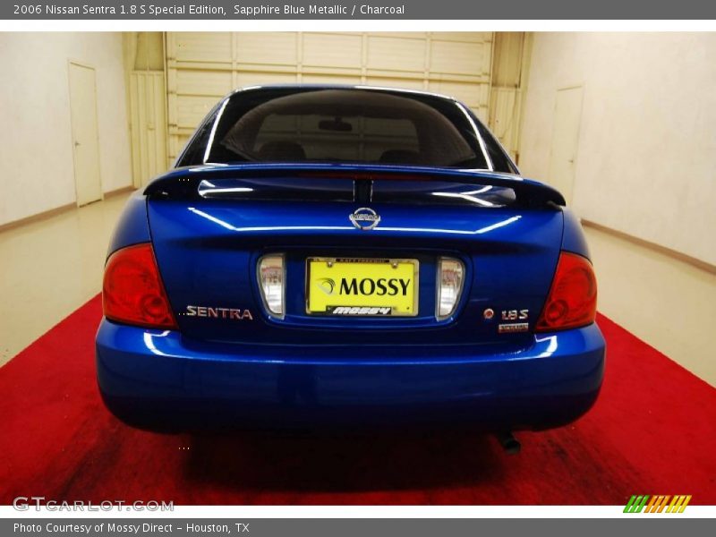 Sapphire Blue Metallic / Charcoal 2006 Nissan Sentra 1.8 S Special Edition