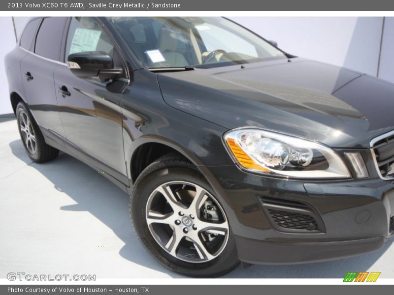 Saville Grey Metallic / Sandstone 2013 Volvo XC60 T6 AWD