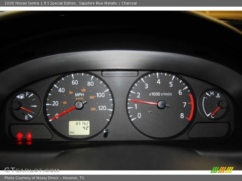 Sapphire Blue Metallic / Charcoal 2006 Nissan Sentra 1.8 S Special Edition