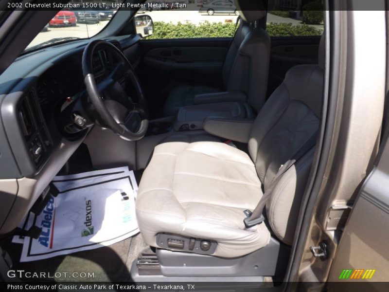 Light Pewter Metallic / Tan 2002 Chevrolet Suburban 1500 LT