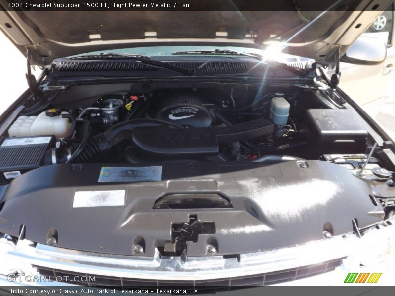 Light Pewter Metallic / Tan 2002 Chevrolet Suburban 1500 LT