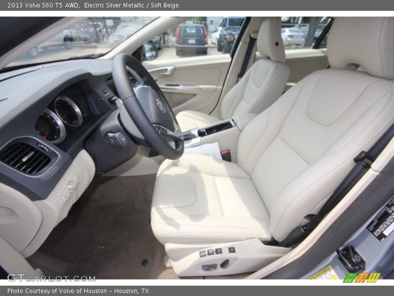  2013 S60 T5 AWD Soft Beige Interior
