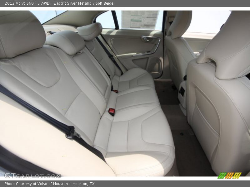 Rear Seat of 2013 S60 T5 AWD