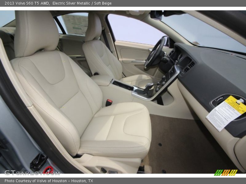 Front Seat of 2013 S60 T5 AWD
