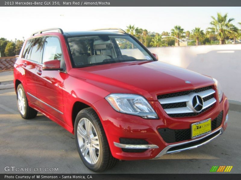 Mars Red / Almond/Mocha 2013 Mercedes-Benz GLK 350