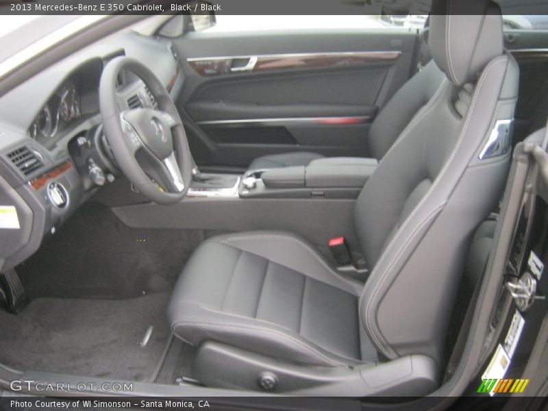Black / Black 2013 Mercedes-Benz E 350 Cabriolet