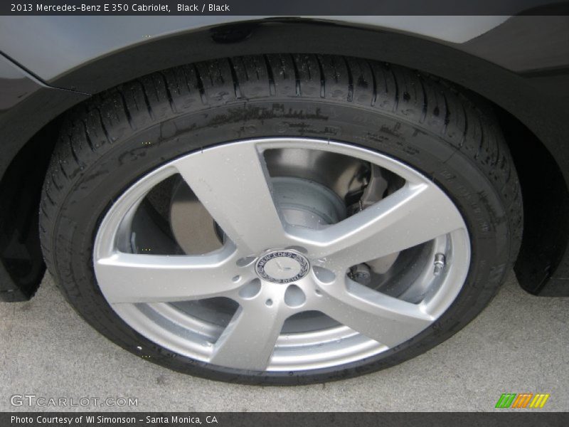 Black / Black 2013 Mercedes-Benz E 350 Cabriolet