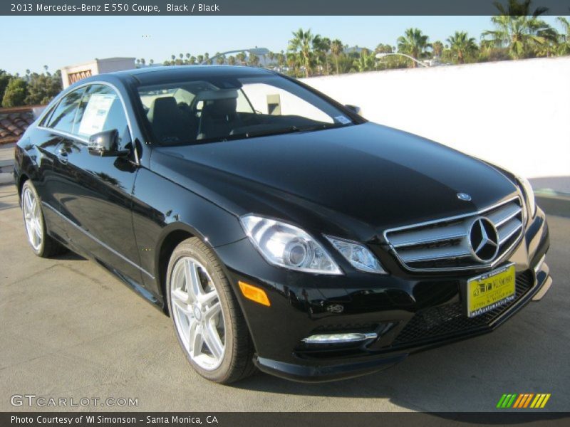 Black / Black 2013 Mercedes-Benz E 550 Coupe