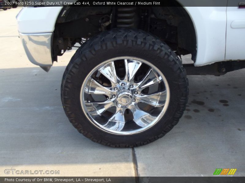Custom Wheels of 2007 F250 Super Duty XLT Crew Cab 4x4