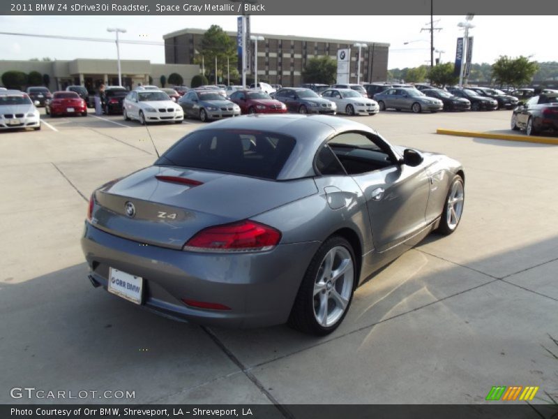 Space Gray Metallic / Black 2011 BMW Z4 sDrive30i Roadster