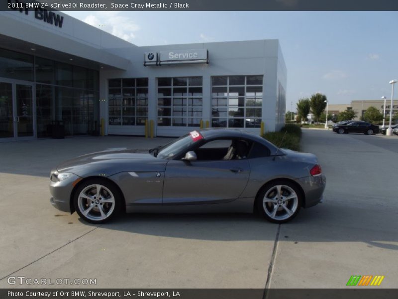 Space Gray Metallic / Black 2011 BMW Z4 sDrive30i Roadster