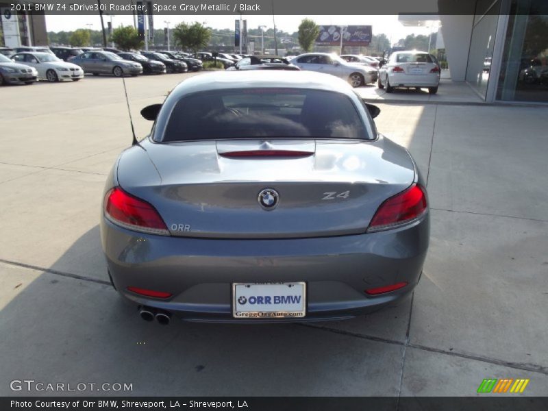 Space Gray Metallic / Black 2011 BMW Z4 sDrive30i Roadster