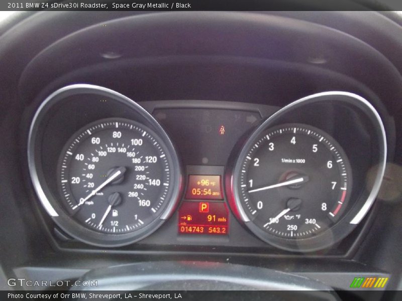 Space Gray Metallic / Black 2011 BMW Z4 sDrive30i Roadster