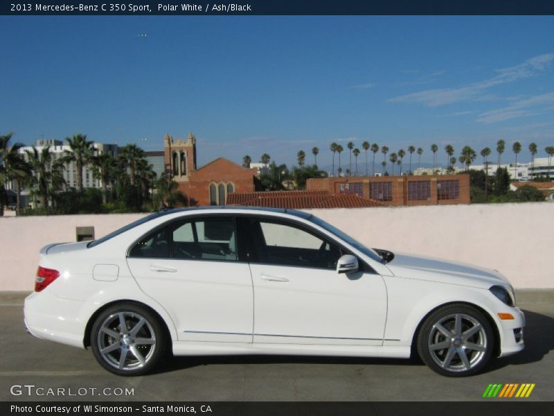 Polar White / Ash/Black 2013 Mercedes-Benz C 350 Sport