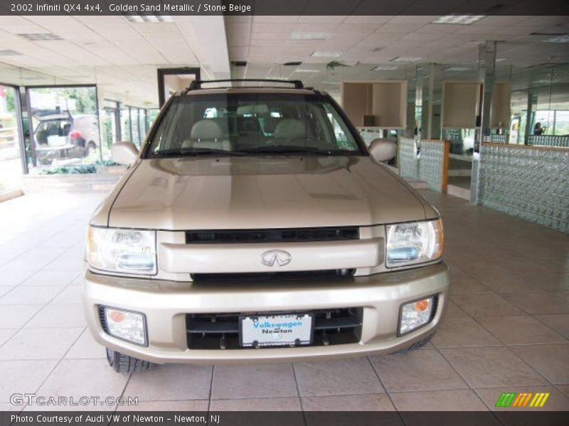 Golden Sand Metallic / Stone Beige 2002 Infiniti QX4 4x4