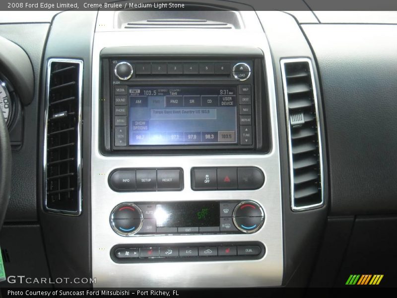 Creme Brulee / Medium Light Stone 2008 Ford Edge Limited