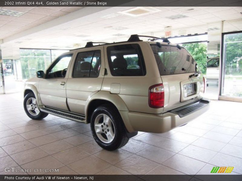Golden Sand Metallic / Stone Beige 2002 Infiniti QX4 4x4