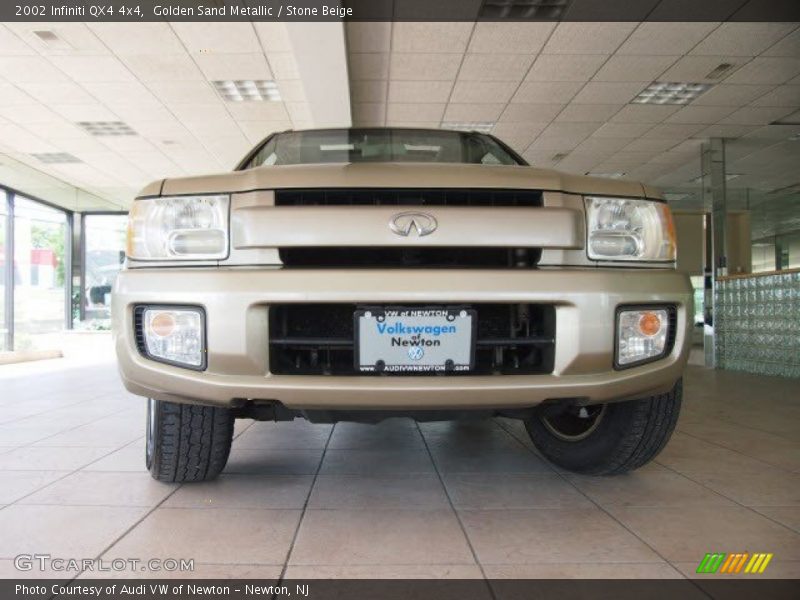Golden Sand Metallic / Stone Beige 2002 Infiniti QX4 4x4