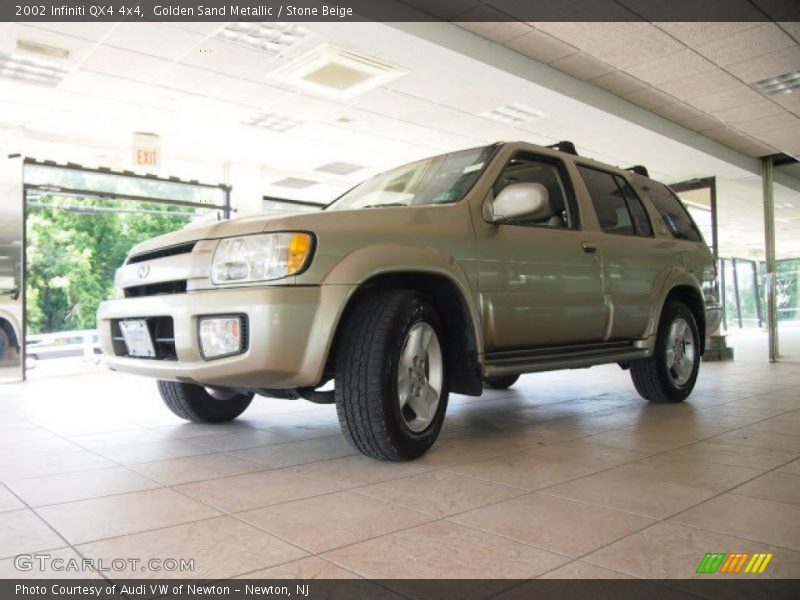 Golden Sand Metallic / Stone Beige 2002 Infiniti QX4 4x4