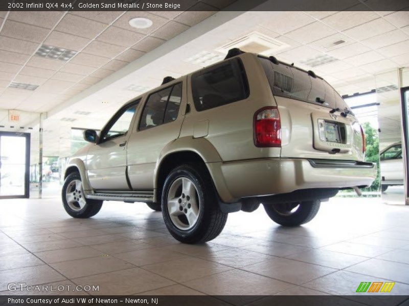 Golden Sand Metallic / Stone Beige 2002 Infiniti QX4 4x4
