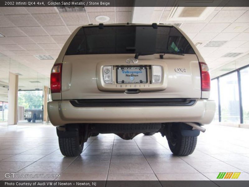 Golden Sand Metallic / Stone Beige 2002 Infiniti QX4 4x4