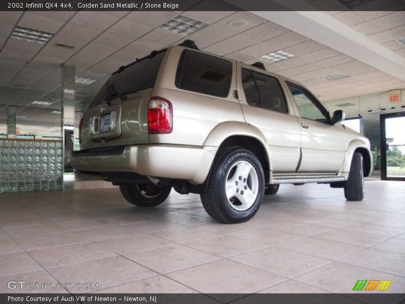 Golden Sand Metallic / Stone Beige 2002 Infiniti QX4 4x4